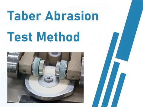 abrasion testing methods